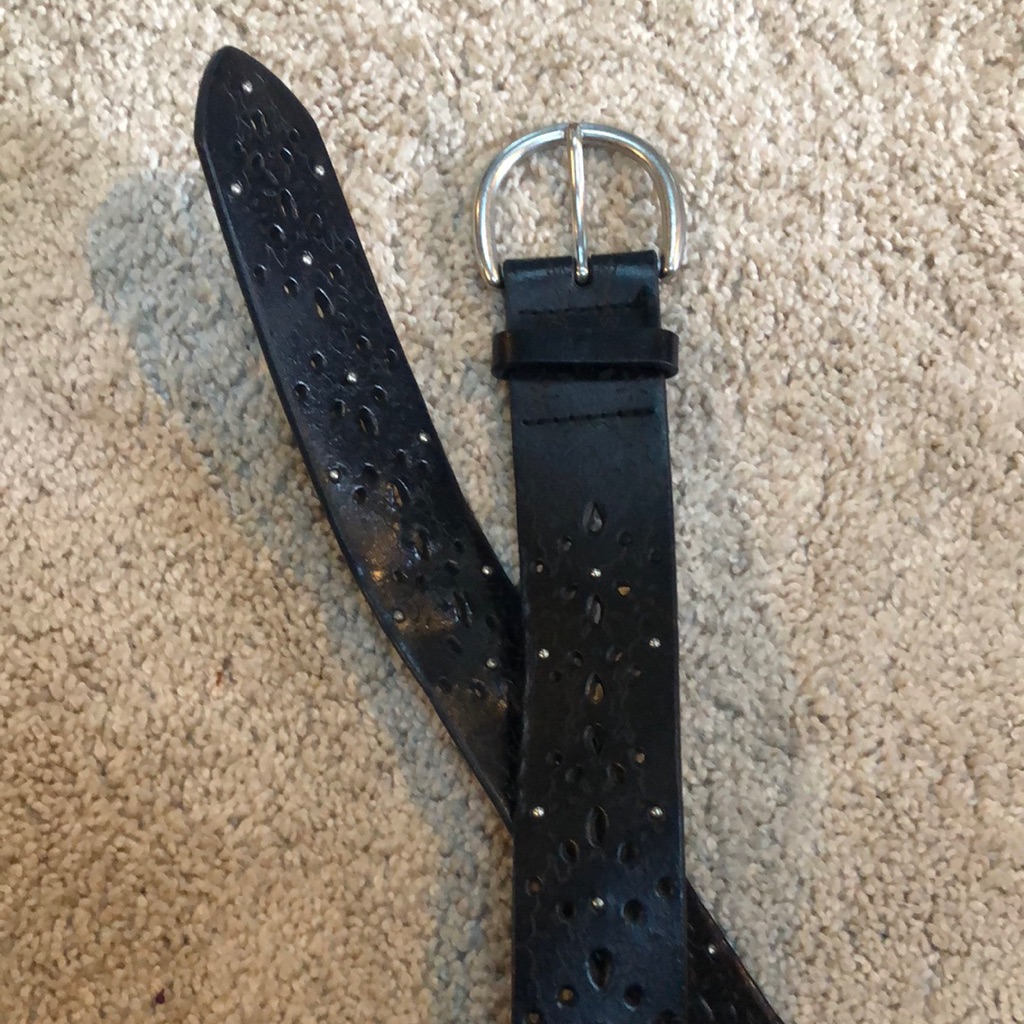 Lucky Brand Black Belt 46 Long